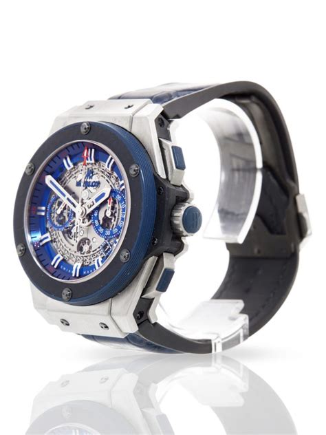 hublot king power special one blue carbon|Hublot King Power Special One Skeleton Dial Chronograph.